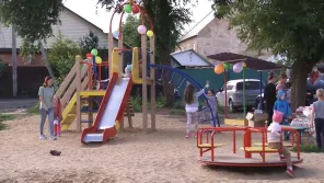 Детская площадка в частном секторе