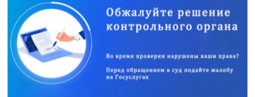 Жалоба на решение контрольных органов