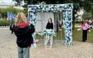 В сквере около Дома Советов проходит большая праздничная выставка-фестиваль