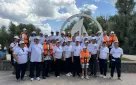 Старт очередному этапу юбилейной российско-казахстанской экспедиции в Уральске дали на набережной реки Жайык (Урал)