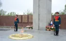 В Оренбурге в канун Дня Великой Победы состоялось возложение цветов к Вечному огню