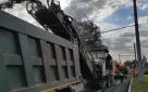 Дорожники работают на улице Терешковой