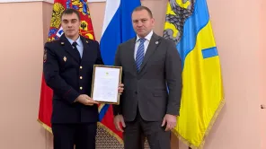 В Оренбурге наградили сотрудников подразделений полиции