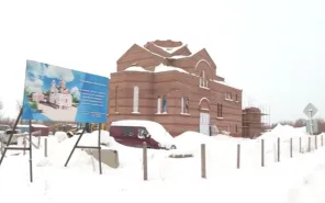 В новом микрорайоне Оренбурга продолжается возведение храмового комплекс