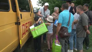 Гуманитарная помощь многодетным, пострадавшим от паводка