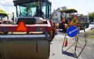 На улице Пролетарской Оренбурга приступили к укладке выравнивающего слоя асфальтобетона